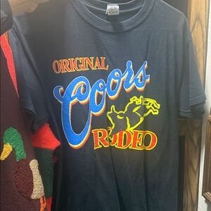Original Coors Rodeo Black Graphic Tee